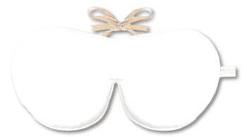 Holistic Silk Pure Silk Anti-Ageing Eye Mask One Strap - White Unscented